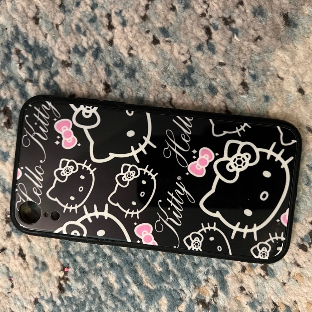 Black Hello Kitty IPhone XR Case